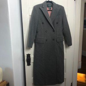 Ralph Lauren Grey Extra Long Pea Coat